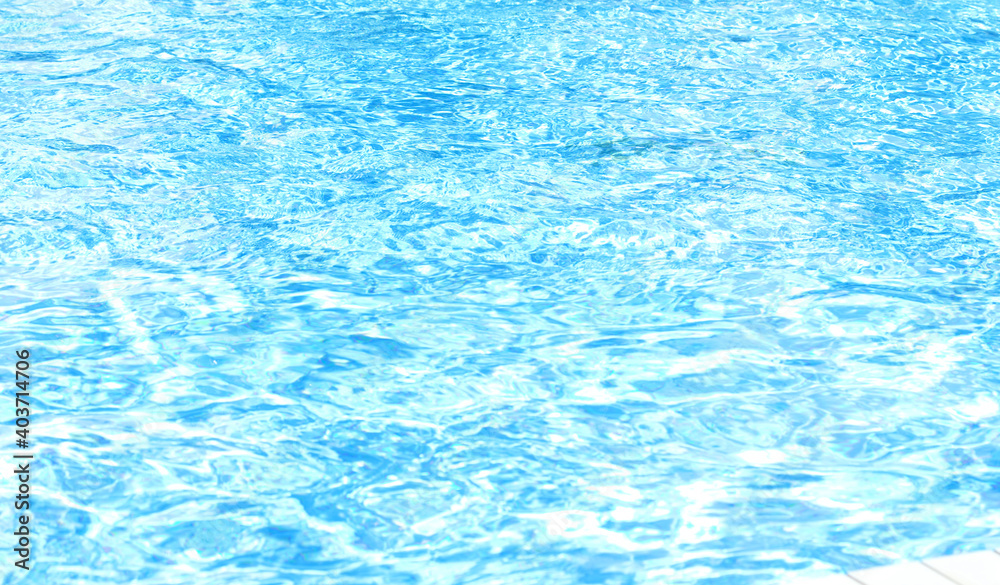 Pool water, bright background, summer day Pool water, bright background, summer day