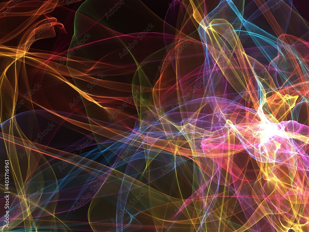 abstract background with glowing lines