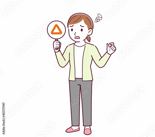 Young woman in a cardigan_quiz