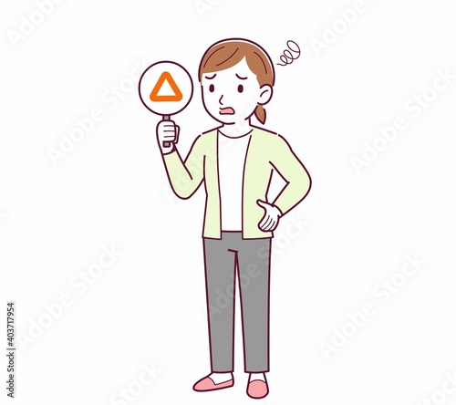 Young woman in a cardigan_quiz