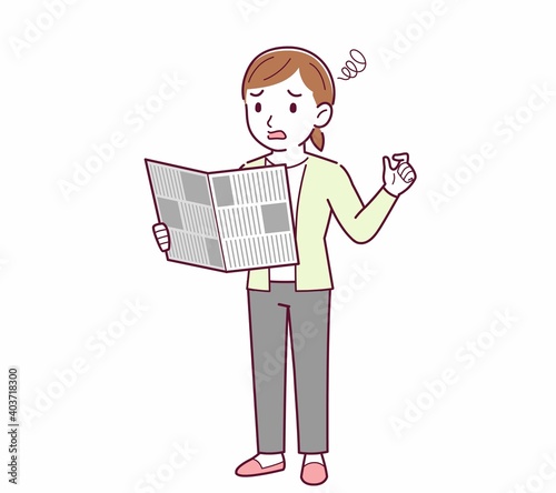 Young woman in a cardigan_news