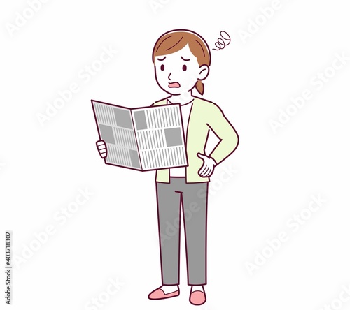 Young woman in a cardigan_news