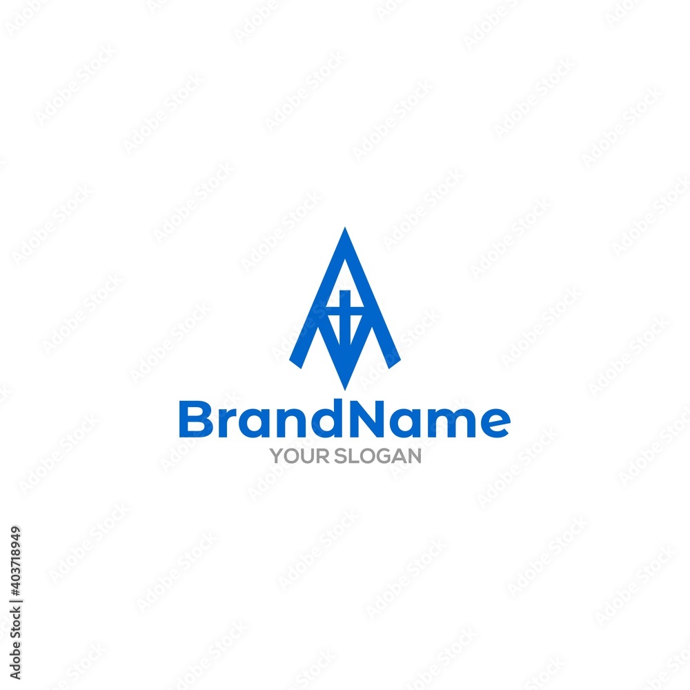 AV Church Logo Design Vector AV Church Logo Design Vector