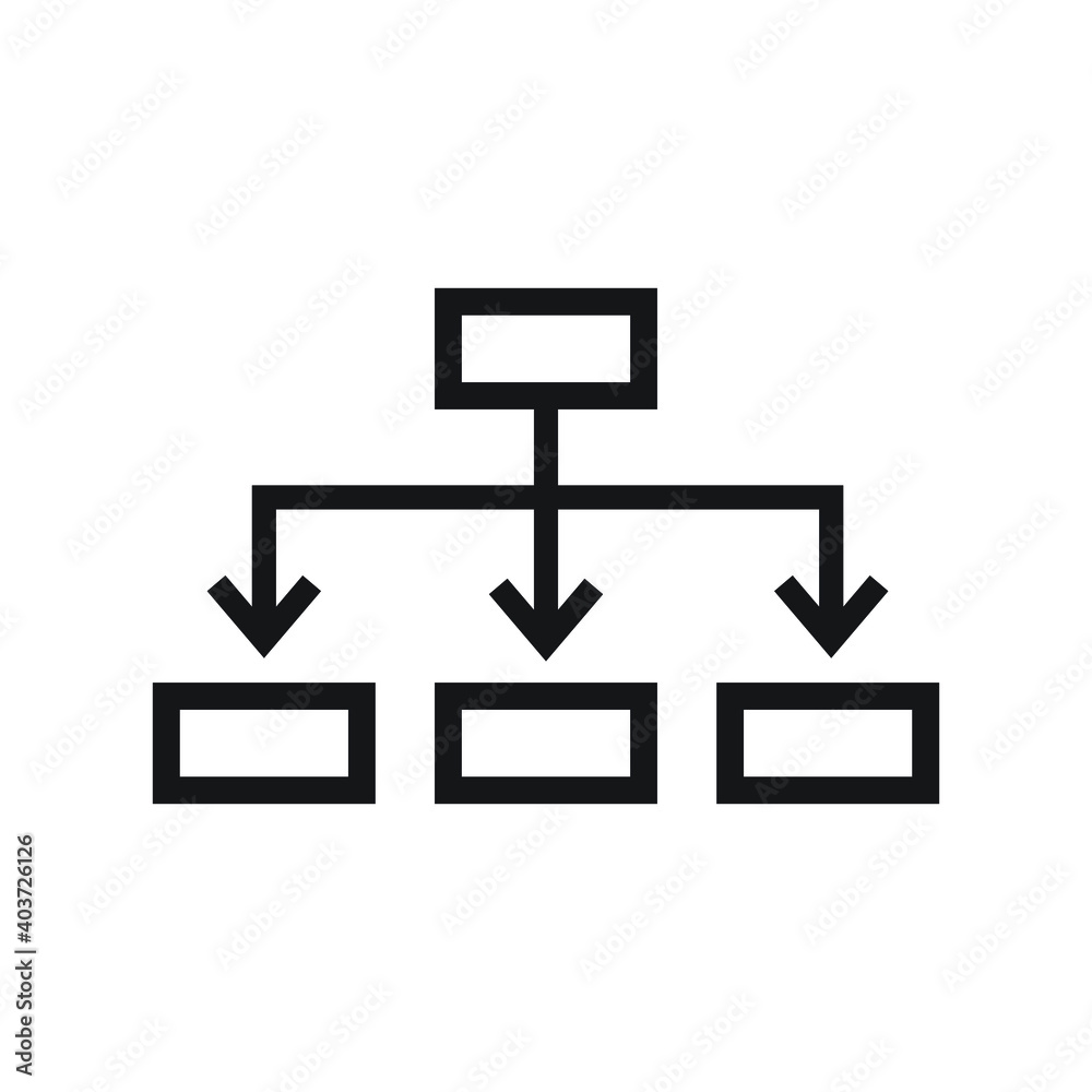 Flowchart icon design. vector illustration Flowchart icon design. vector illustration