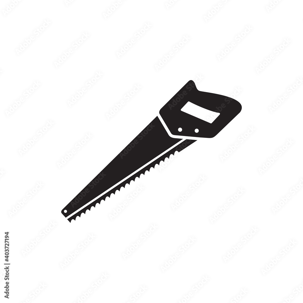 hand saw icon symbol sign vector