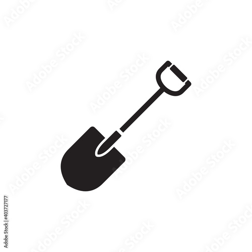 shovel icon symbol sign vector