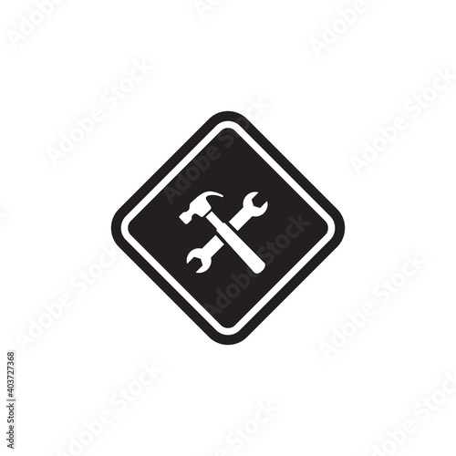 under construction icon symbol sign vector