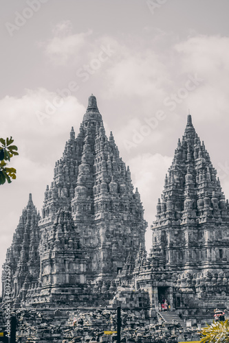 Prambanan Temple from a distance