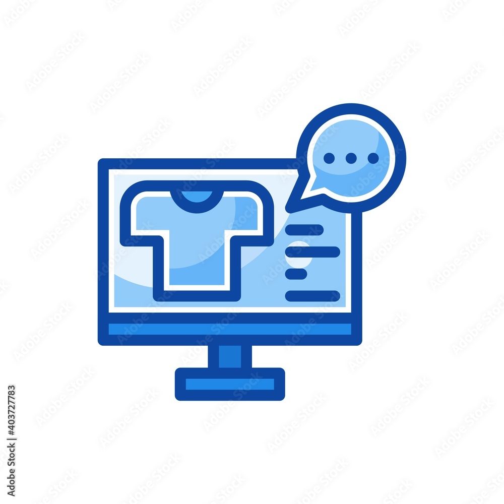 Fashion blog icon in filled line style. Beauty blogging. Clothing review. Online fashion. Thematic internet community. Social media, blogging. The vector is isolated on a white background. Fashion blog icon in filled line style. Beauty blogging. Clothing review. Online fashion. Thematic internet community. Social media, blogging. The vector is isolated on a white background.
