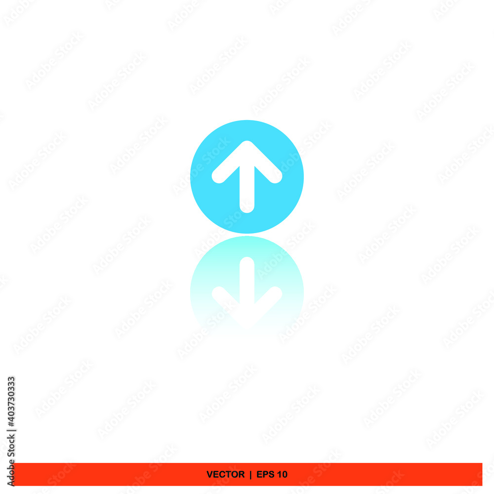 Icon vector graphic of arrow, good for template Icon vector graphic of arrow, good for template