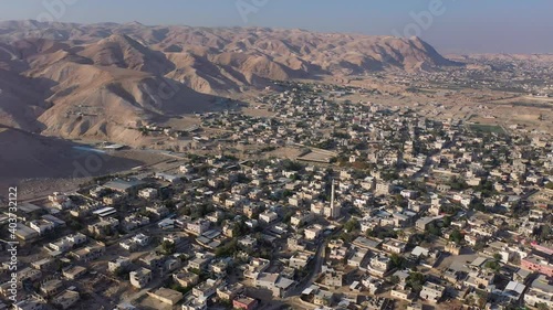 Aerial view over Jericho City in palestine territory rooftops
Drone view from dead sea city of Jericho, Jordan Valley, Israel/palestine
