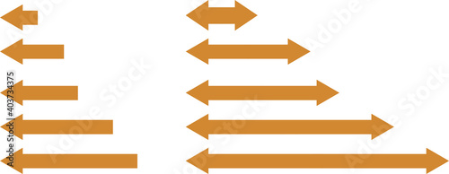 スタンダードな矢印長さ別セット