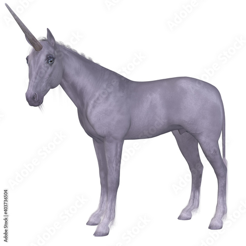 3d render of a fantasy unicorn