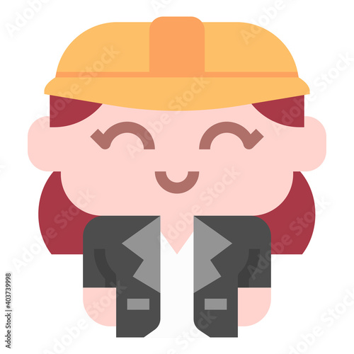 Architect icon for web element , webpage, application, card, printing, social media, posts etc.