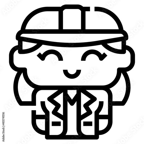 Architect icon for web element , webpage, application, card, printing, social media, posts etc.