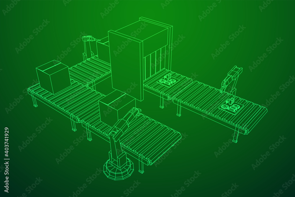 Robotic arm manufacture technology industry assembly mechanic hand