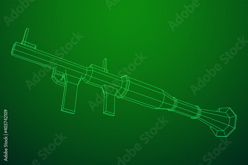 Anti-tank rocket propelled grenade launcher - RPG 7