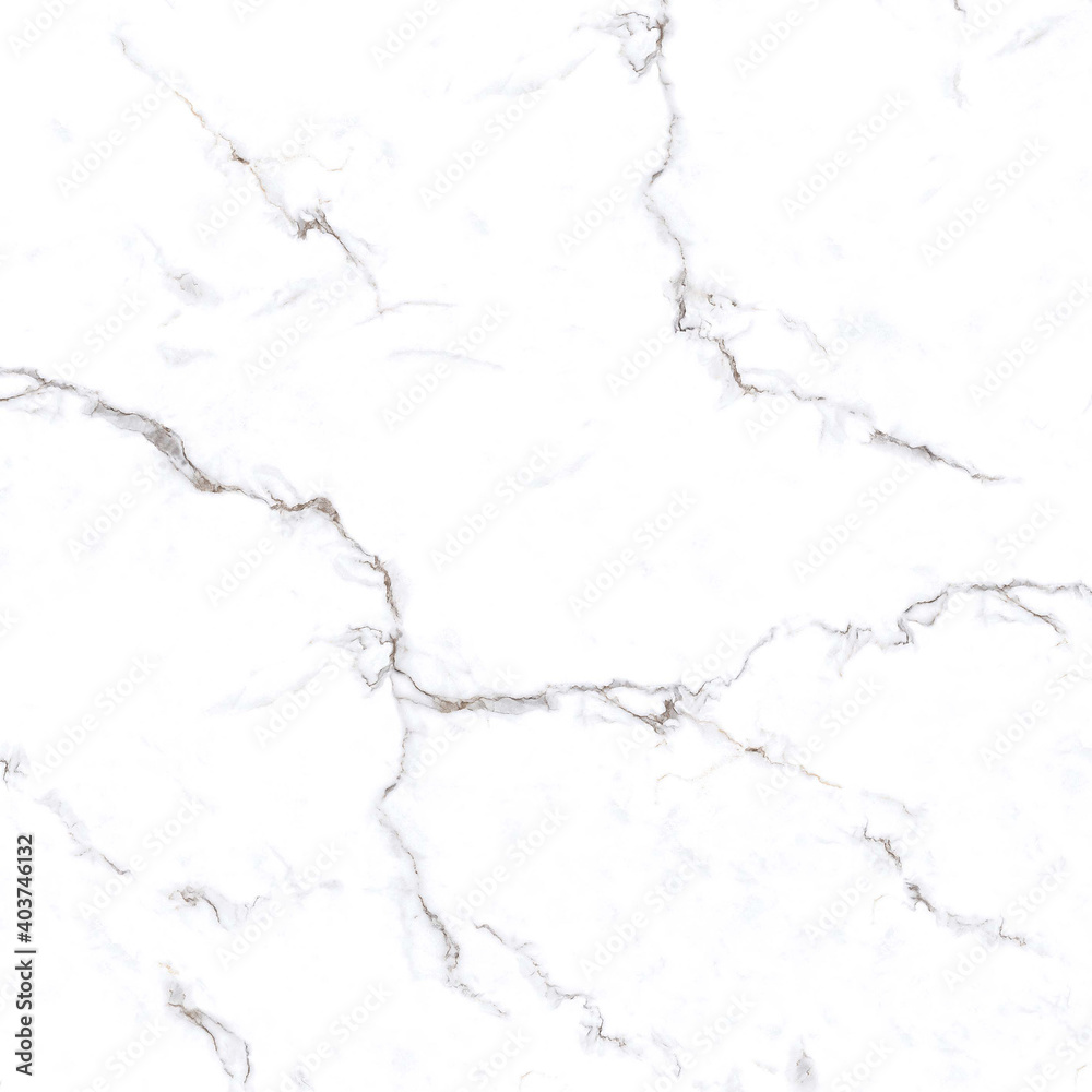 statuario white color gloss marble design with dark veins high