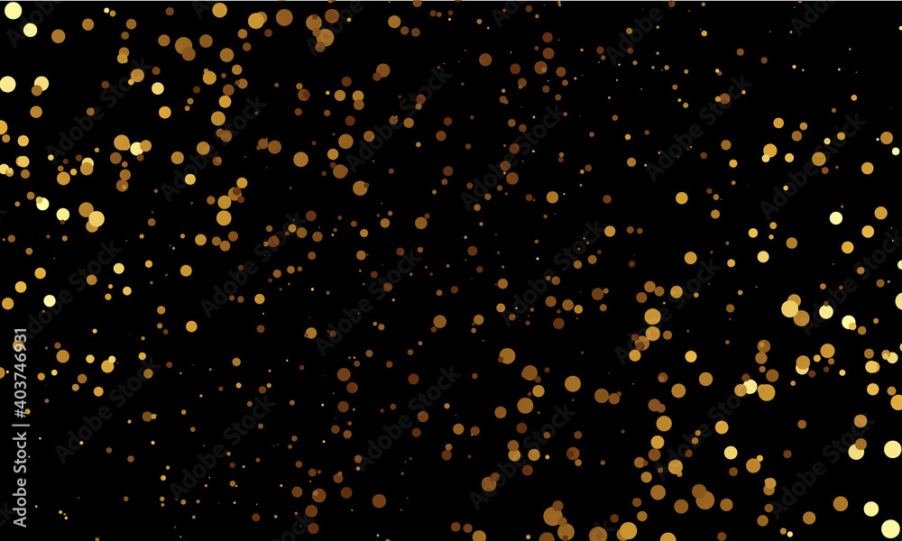 Background with golden bokeh Background with golden bokeh