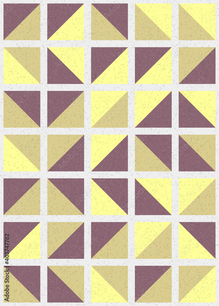 Abstract Geometric Pattern generative computational art illustration