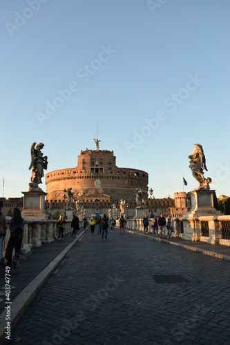 Rzym, Tyber , Zamek Świętego Anioła