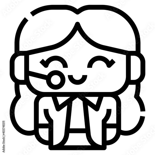 Moderator icon for web element , webpage, application, card, printing, social media, posts etc.
