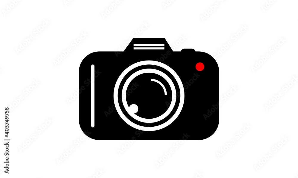 camera lens vector logo