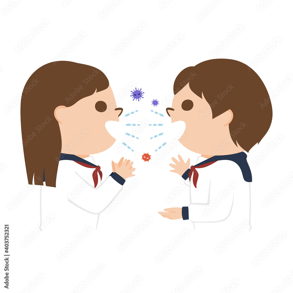 女子学生のイラスト 近い距離で会話をしてる女子学生の二人 Stock Vector Adobe Stock 女子学生のイラスト 近い距離で会話をしてる女子学生の二人 Stock Vector Adobe Stock