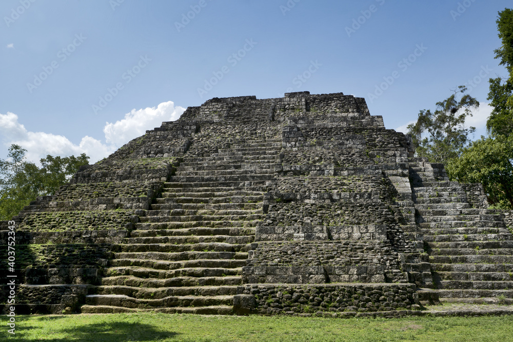 Yaxha, Guatemala, Central America: Ruins/pyramids of the North Acropolis at the archaeological site
