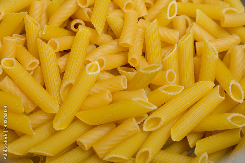 Short noodles close-up food, food, cooking ingredient Short noodles close-up food, food, cooking ingredient