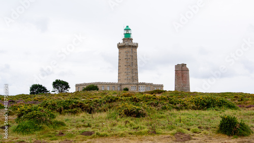 Quadro su tela lighthouse at the tip of cap fréhel in brittany France