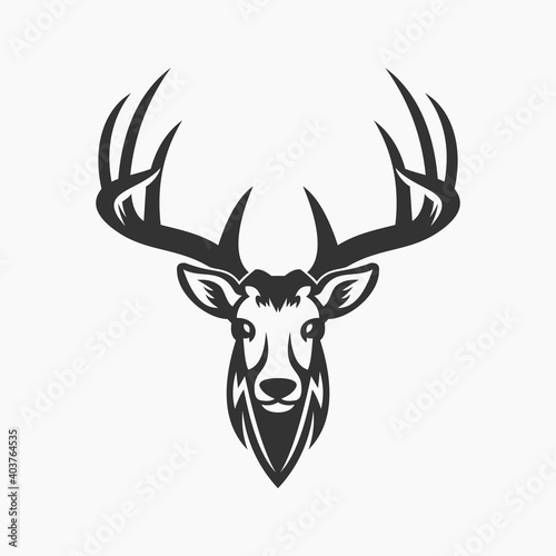 Papier peint deer head silhouette
deer logo
deer vector illustration template