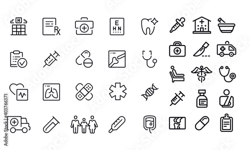 Medicine Icons vector design 