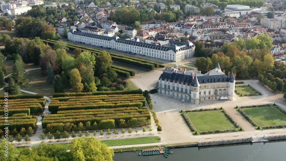 Survol du parc du château de Rambouillet