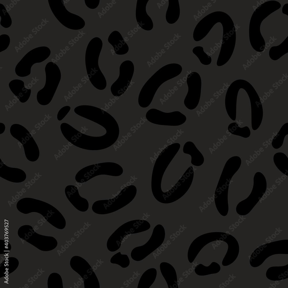 Obraz premium Dark cheetah animal print leopard repeat pattern design,