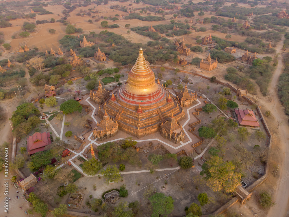 the temples of bagan in myanmar