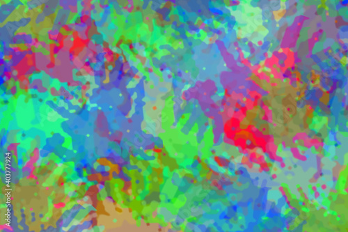multi-colored background of colored paint strokes © Pavel