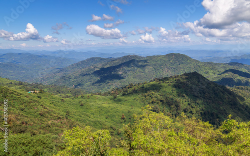 Myanmar (Burma). Kyaikhtiyo Wildlife Sanctuary scenic landscape. photo