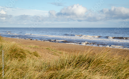 sand dunes and beach