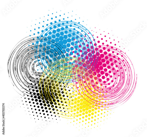 abstract halftone background