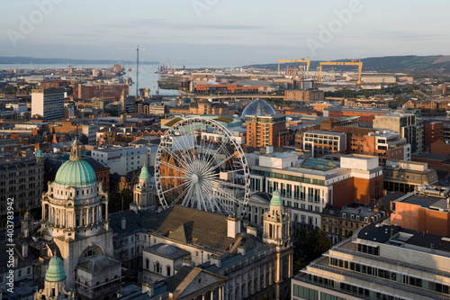 Belfast city centre, northern Ireland,