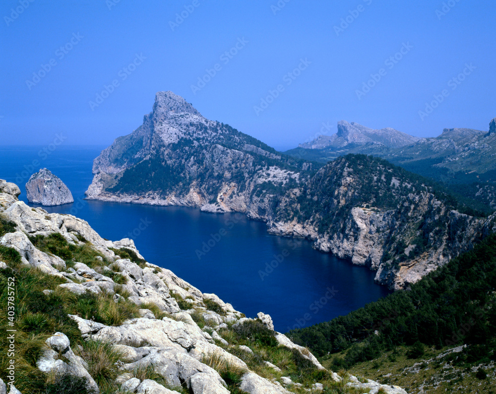 The Mirador de Formentor, Majorca, Spain . The Mirador de Formentor, Majorca, Spain .