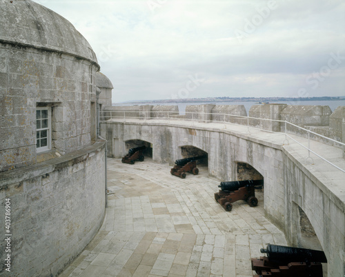 Exterior view with cannons, Portland photo
