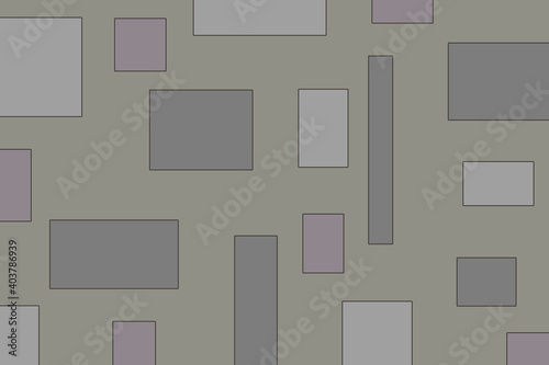A brown Background with the Geometric Shapes