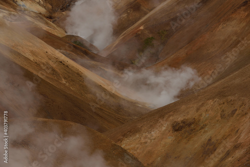 Kerlingarfjöll Geothermal Area in the middle of Iceland
