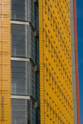 Colourful facade of Central Saint