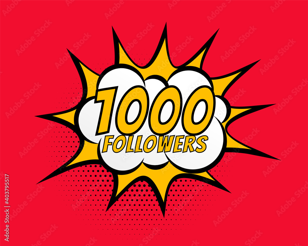 1000 social media followers network connection post design 1000 social media followers network connection post design