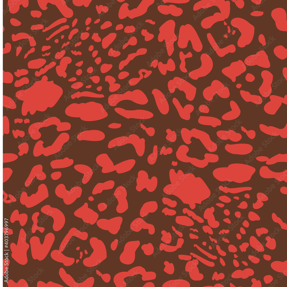 Leopard seamless pattern. Animal texture background. Orange repeating leopard pattern. Leopard seamless pattern. Animal texture background. Orange repeating leopard pattern.