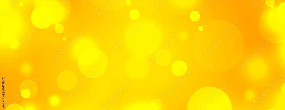 beautiful yellow background with bokeh light effect beautiful yellow background with bokeh light effect