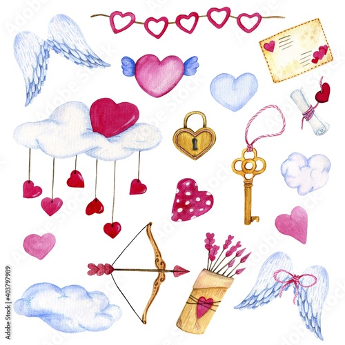 set for valentine's day